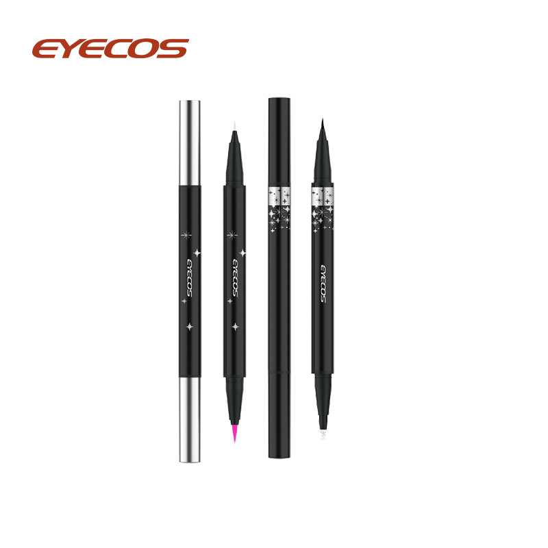 Eyeliner likidoaren boligrafo bereizgarria 2-in-1